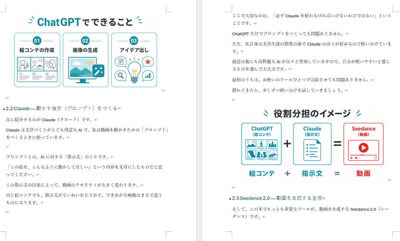 電子書籍の図解入り誌面の見本